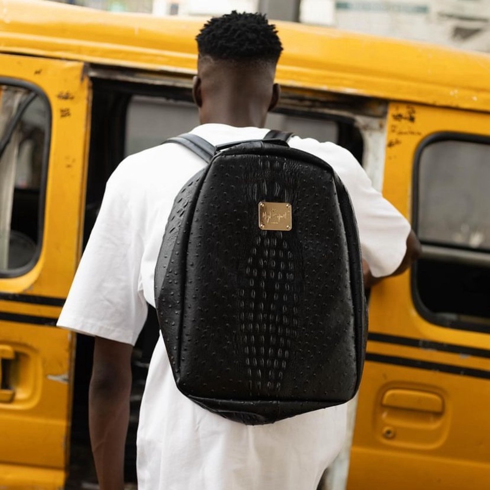 Leather Anti-theft backpack w/ hidden back zipper NWOT